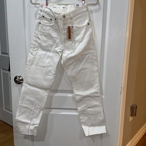 Mango high waisted cropped straight jeans *new with tags*